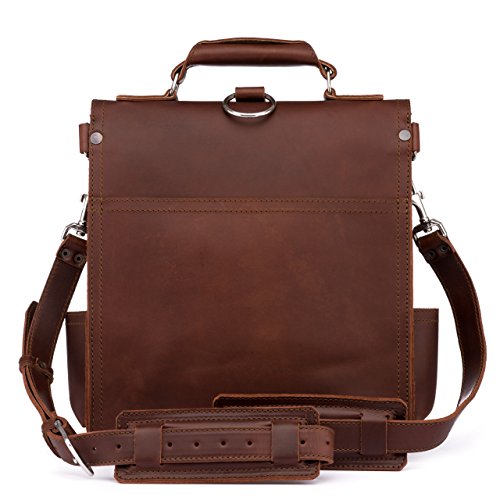 Saddleback Leather Co. Front Pocket Leather Messenger Backpack Book Bag ...