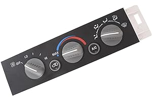 WFLNHB A/C Heater Control Panel w/o Rear Window Defogger Replacement for K1500 K2500 K3500 C1500 C2500 C3500 Pickup Silverado Suburban 1996-2000 9378815 09378815