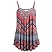 Women Tops Summer Printed Sleeveless Vest Sling Blouse Tank Tops