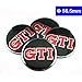 4pcs D054 56.5mm Car Styling Accessories Emblem Badge Sticker Wheel Hub Caps Centre Cover GTI VW Volkswagen MK4 MK5 MK6 Golf Polo