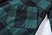 Olrain Womens New Plaids Irregular Hem Casual Shirt Dress X-Large Green
