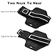 J&D Armband Compatible for Apple iPhone 8 Plus/iPhone 7 Plus Armband, Sports Armband with Key Holder Slot for iPhone 8 Plus Running Armband, Perfect Earphone Connection While Workout Running, Black