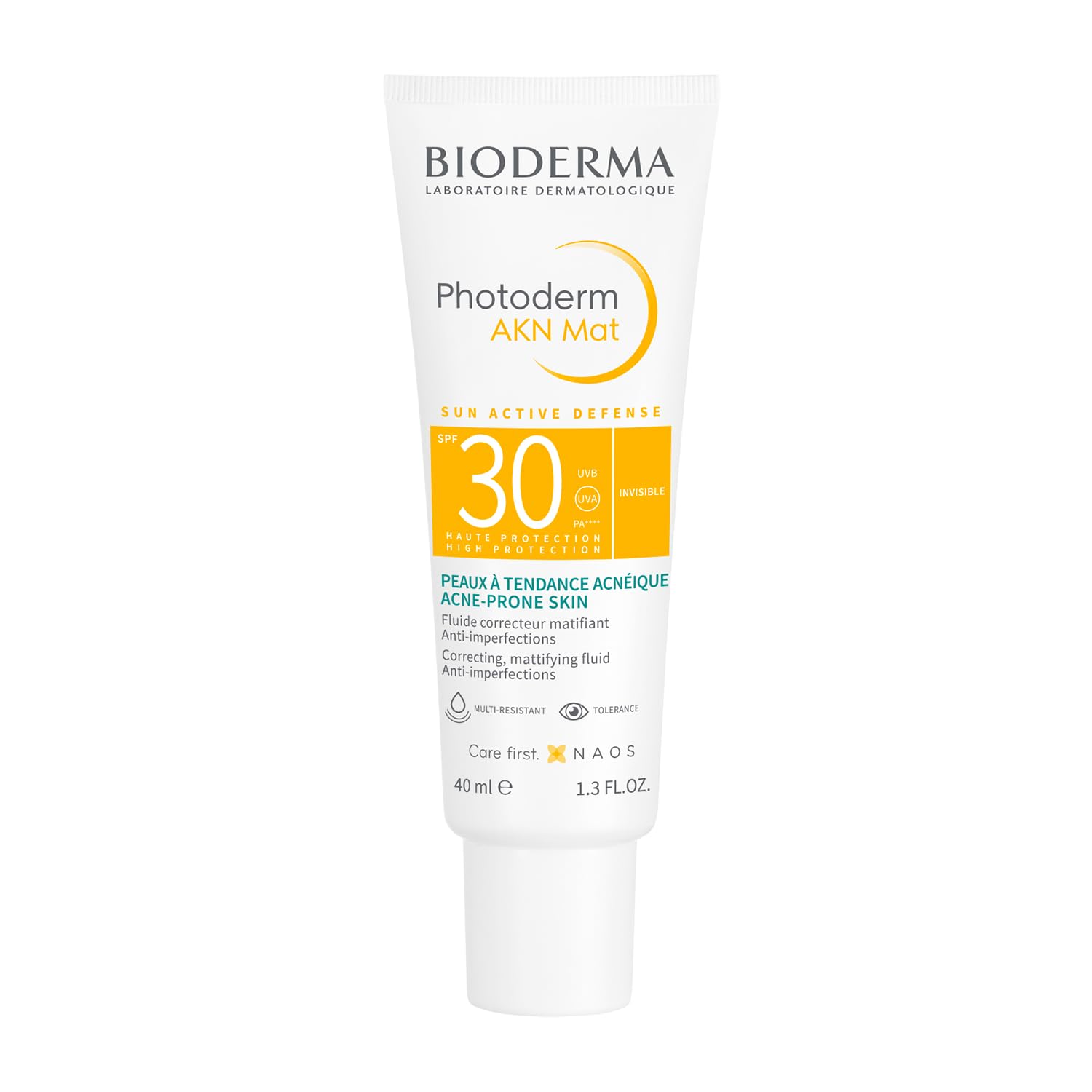 Bioderma Photoderm AKN Mat SPF 30 Anti-Blemish Sunscreen with Salicylic Acid for Combination to Oily Acne-Prone Skin 40ml