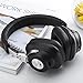 Active Noise Cancelling Headphones with Inline Microphone and Carrying Case for Travel, Over-Ear, Wired - Black