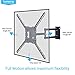 Lumsing Full Motion Articulating Arm Tilt Swivel TV Wall Mount Bracket for 22-55 Inch TV LED LCD Plasma Flat Screen Monitor VESA 600X400mm