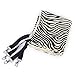 Pecute Pet Animal Cat Kitty Hanging Ferret Hammock Zebra Stripe Design Bed Bunk Sleep Pad Size L