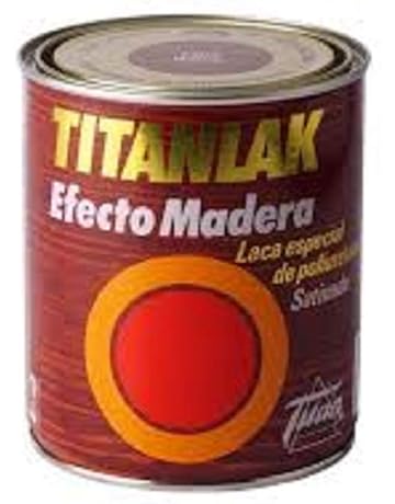 Titanlak - Laca efecto madera 375 ml wengue