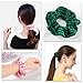 Howan Velvet Scrunchies 24 Assorted Scrunchies for Hair Accessories for Girls and Women-