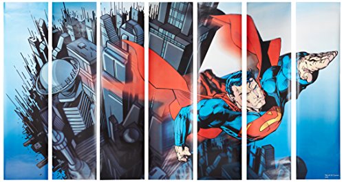 RoomMates JL1064M Superman Spray and Stick Removable Wall Mural - 10.5 ft. x 6 ft.