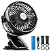ANTMONA Operated Clip Portable/Rechargeable/Desk Fan with 360 Degree Rotation, 2600mAh Battery for Baby Stroller, Car, Gym, Office, Outdoor, Traveling, Camping by