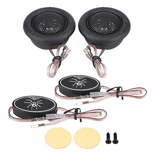 EBTOOLS For Car Tweeters-12V 150W Black Car Tweeters Kit Mini Super Power Loud Dome Speaker Tweeters Loudspeaker Horn