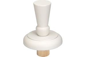 SSWBasics White Wood Standard Neck Finial for Dressmaker Form