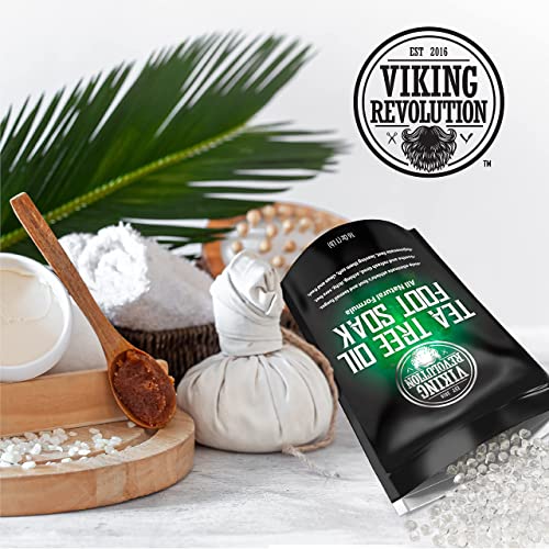 Tea Tree Oil Foot Soak with Epsom Salt Athletes Foot, Toenail Fungus Treatment. Detox Foot
