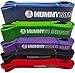 MummyStrength Resistance Bands for Men and Women. The Best Stretch Band for Pull Up Exercise and Powerlifting. Works With Any Pull Up Bar or Station. Single Band. Workout Guide Included