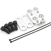 TrichTu Mount CNC Handlebar Risers Adapter Fit for 2001-2017 Honda Goldwing 1800 GL1800 (Chrome)
