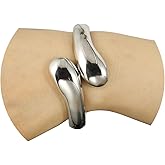 Joya Love Chunky Gold Cuff Bangle Bracelets For Women Statement Minimalist Thick Gold Hinge Wrist Cuff Bracelets For Women Trendy Jewelry