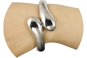 Joya Love Chunky Gold Cuff Bangle Bracelets For Women Statement Minimalist Thick Gold Hinge Wrist Cuff Bracelets For Women Trendy Jewelry