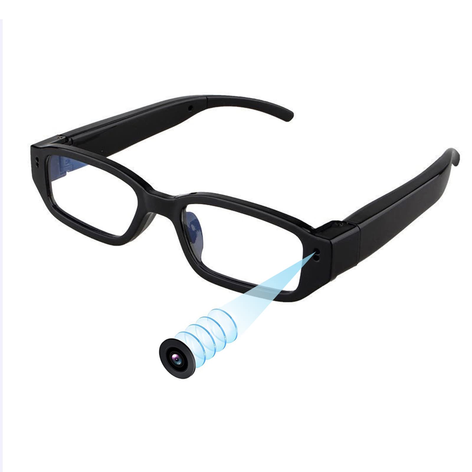 Spy Camera Glasses with Video Digital Camcorder Support Up to 32GB TF Card Fashion 1080P Hidden Camera Glasses Portable Video Recorder