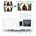Video Projector - InnerTeck IT450 2500 Lumens 1280x800 Resolution Home Projector Support 1080P for Home Cinema Theater TV Laptop Game iPad iPhone Android Smartphone by USB/HDMI/ATV/AV/YPBPR/VGA-White