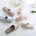 mianshe Women's and Men's House Slippers Non-Slip Open Toe Couple Sandals Knitted Cotton Mules Shoes