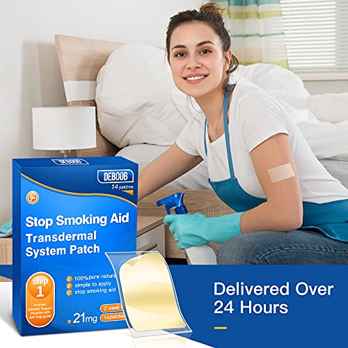 Stop Smoking Patches Step 1,21mg, 14 Count, Quit Smoking, Delivered 24