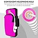 Innens Cell Phone Running Armband for iPhone 13 11 Pro 11 XS XR 8, Galaxy S20 S10 S9, Water Resistant Sports Phone Holder with Adjustable Band and Earphone Jack for Hiking Biking Walking- 7inch(Pink)