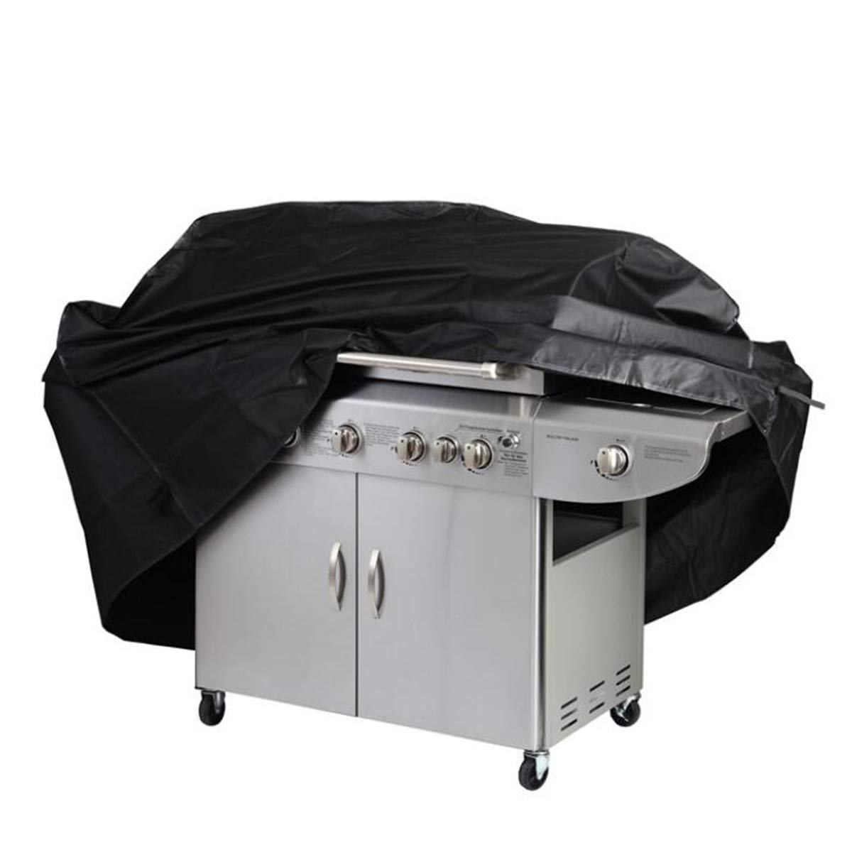 Pathonor Grillabdeckung 58 inch Grill Abdeckhaube Wasserdicht BBQ Cover 145 * 61 * 117cm Schutzhuelle Haube Grill Abdeckplane für Brinkmann, Char Broil, Holland and Jenn Air