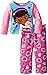 Doc McStuffins Little Girls' Two-Piece Lambie Cozy Fleece Pajama Set