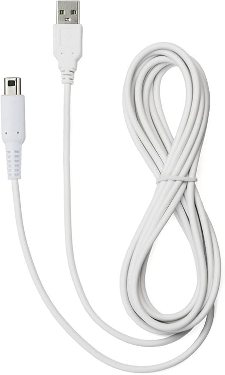 Amazon Com Enterest Usb Cable Charging Line 3 94feet Can Be Used For New3ds New3dsll 3ds 3dsll I2ds Dsi Dsill 2ds Charge White Computers Accessories