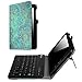 Fintie Samsung Galaxy Tab E 8.0 Keyboard Case, Slim Fit Folio PU Leather Case Cover with Detachable Magnetical Bluetooth Keyboard for Galaxy Tab E 32GB SM-T378/ Tab E 8.0 SM-T375/T377, Shades of Blue