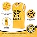 AFLGO Banks #25 Fresh Prince of Bel Air Academy Basketball Jersey, 90's Clothing Throwback Carlton Costume Athletic Apparel Clothing Stitched - Top Bonus Combo Set with Wristbands