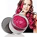 MOFAJANG Hair Color Wax Instant Hair Wax Temporary Hairstyle Cream 4.23 oz Hair Pomades Natural Hairstyle Wax for Men and Women (Red)