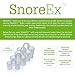 SnoreEXTM Advanced Anti Snoring Device - The Natural and Instant Snoring Solution Sleep Aid - Snore Stopper Nose Vents - Improves Breathing And Reduces Snoring - Pack of 4 Plus Free Protective Case