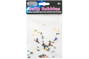 Jelly Bubbles Accessory for JINX Luminous Jellyfish Lamp – Magic Expanding, Translucent Bubbles With Intricate Line Patterns For Ocean-Themed Mood Lamp - Elegant Night Light Enhancer Accessory Kit