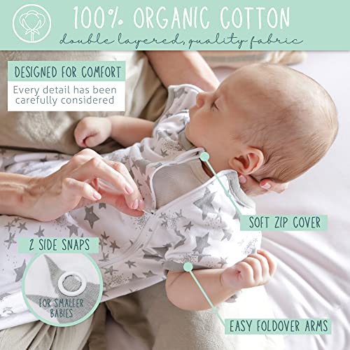 Swaddle Sack with Arms Up, Allows Babies Hips to Move Freely, fits