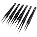 6pcs ESD Anti-Static Stainless Steel Tweezers Set Maintenance Repair Tool Kit