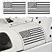 Hooke Road 2PCS Car Stickers Truck Body Bumper Decal Trim US Flag for Jeep Wrangler YJ TJ JK JL Gladiator Ford Tacoma Tundra Pickup
