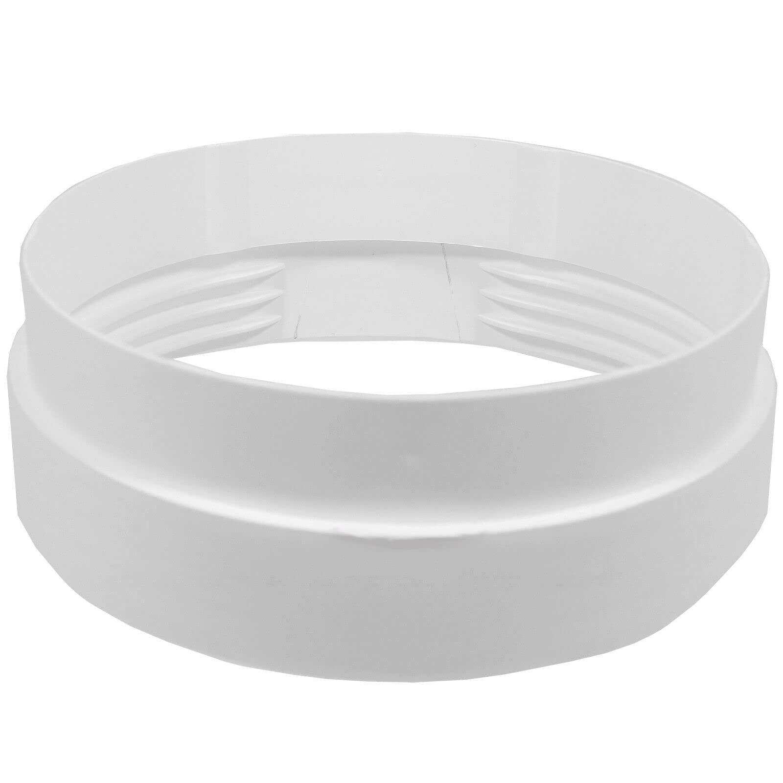 SPARES2GO Air Conditioning Vent Hose Connector Adaptor 6" 150mm Threaded Duct Outlet Ring