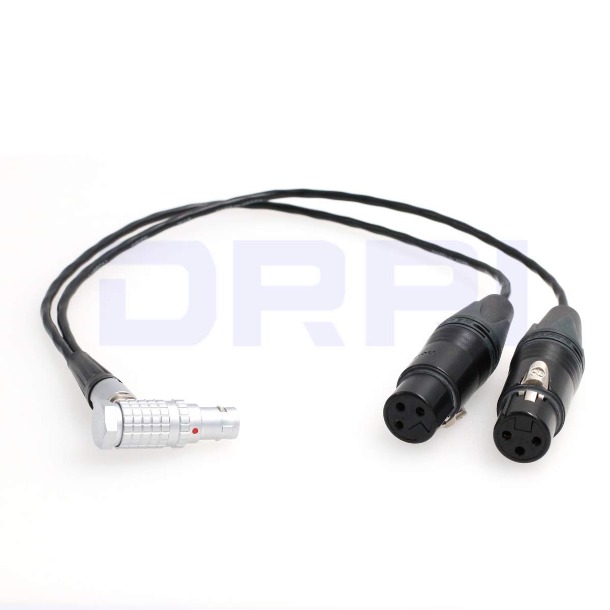 DRRI Atomos Shogun Monitor Recorder Breakout Audio Input Cable 10Pin to Dual 3Pin XLR