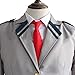 Mtxc Men's My Hero Academia Cosplay Izuku Midoriya U.A.High School Male School Uniform Size Small Gray