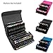 Samaz 80 Slots Marker Carrying Bag Marker Case for Primascolor Marker and Copic Marker (Rose Red)