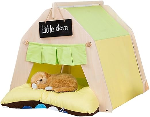 Amazon Co Jp イエロー カラー ペット ままごと犬プレイ ルーム ペット テント小屋犬小屋 ベビー マタニティ