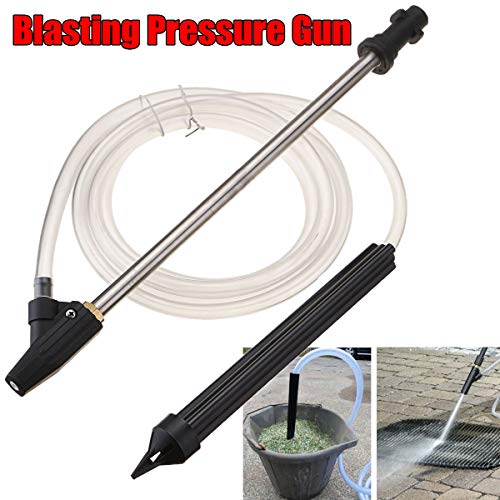 Kangkangk Portable Sand Blaster Wet Blasting Washer Sandblasting Kit for Karcher K Series High Pressure Washers Blasting Pressure Gun - Thumbnail 5