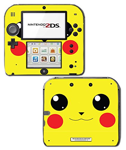 Pikachu Special Edition Face Video Game Vinyl Decal Skin Sticker Cover for Nintendo 2DS System Console Pikachu Special Edition Face Video Game Vinyl Decal Skin Sticker Cover for Nintendo 2DS System Console
