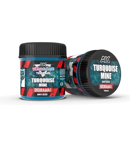 Amazon.com: AK WARGAME TERRAINS AK1222 Turquoise Mine (100ml