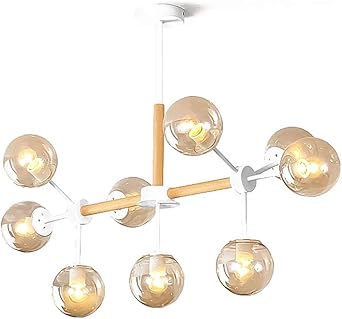 Industrial Salón Candelabro Iluminación Sputnik 9 Luz Lámparas De Araña