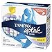 Tampax Pearl Active Plastic Tampons,  Light/Regular Absorbency Multipack, Unscented, 34 Count, 4 Boxes, (Total 136 Count)