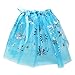 Tacobear Girls 5PCS Princess Dress up Accessories Gift Set Dress Tiara Crown Wig Wand Gloves Blue
