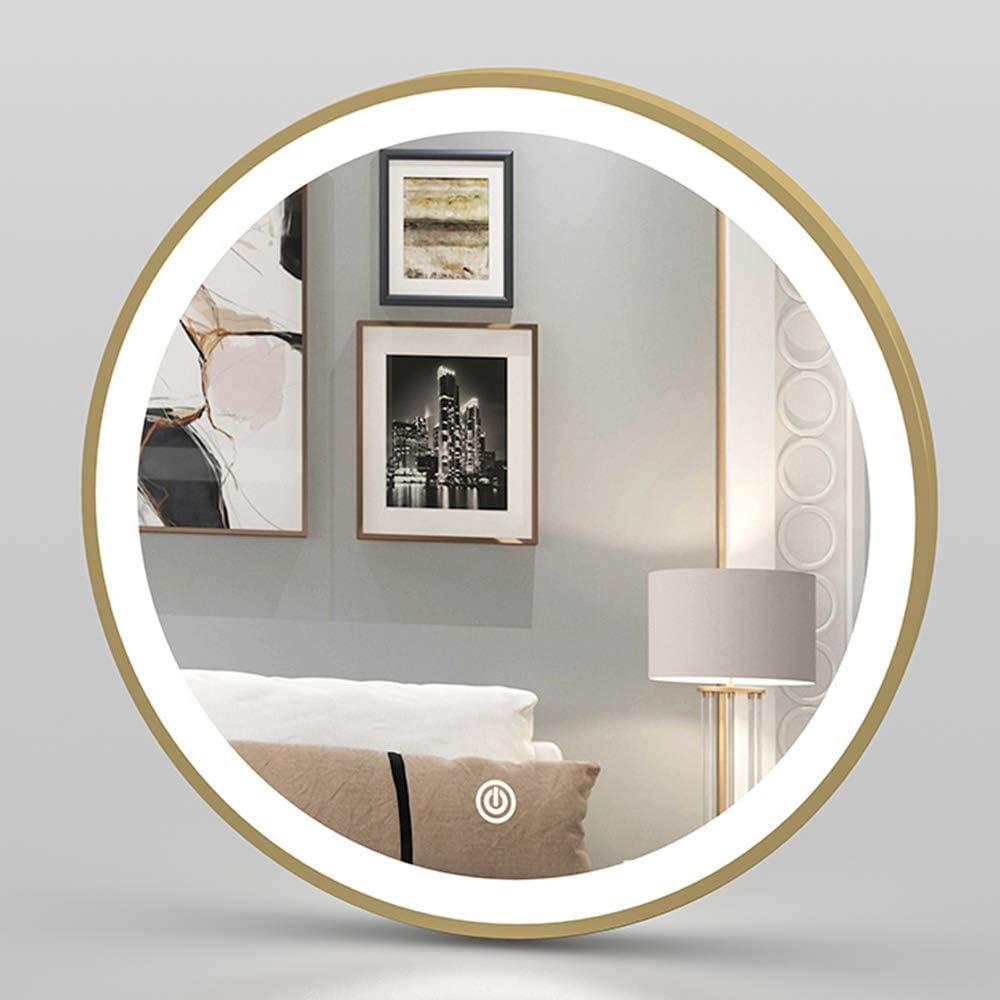 LXZSP Badezimmerspiegel, Badezimmerspiegel, Wandtoilette mit hellem