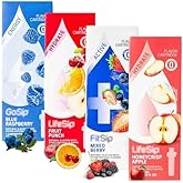 Water Flavor Cartridges, 4 Pack Variety Pack, Fruit Flavors, Sugar-Free Vitamin Enhanced, Drink Mix, 0.68 Fl Oz Each.
